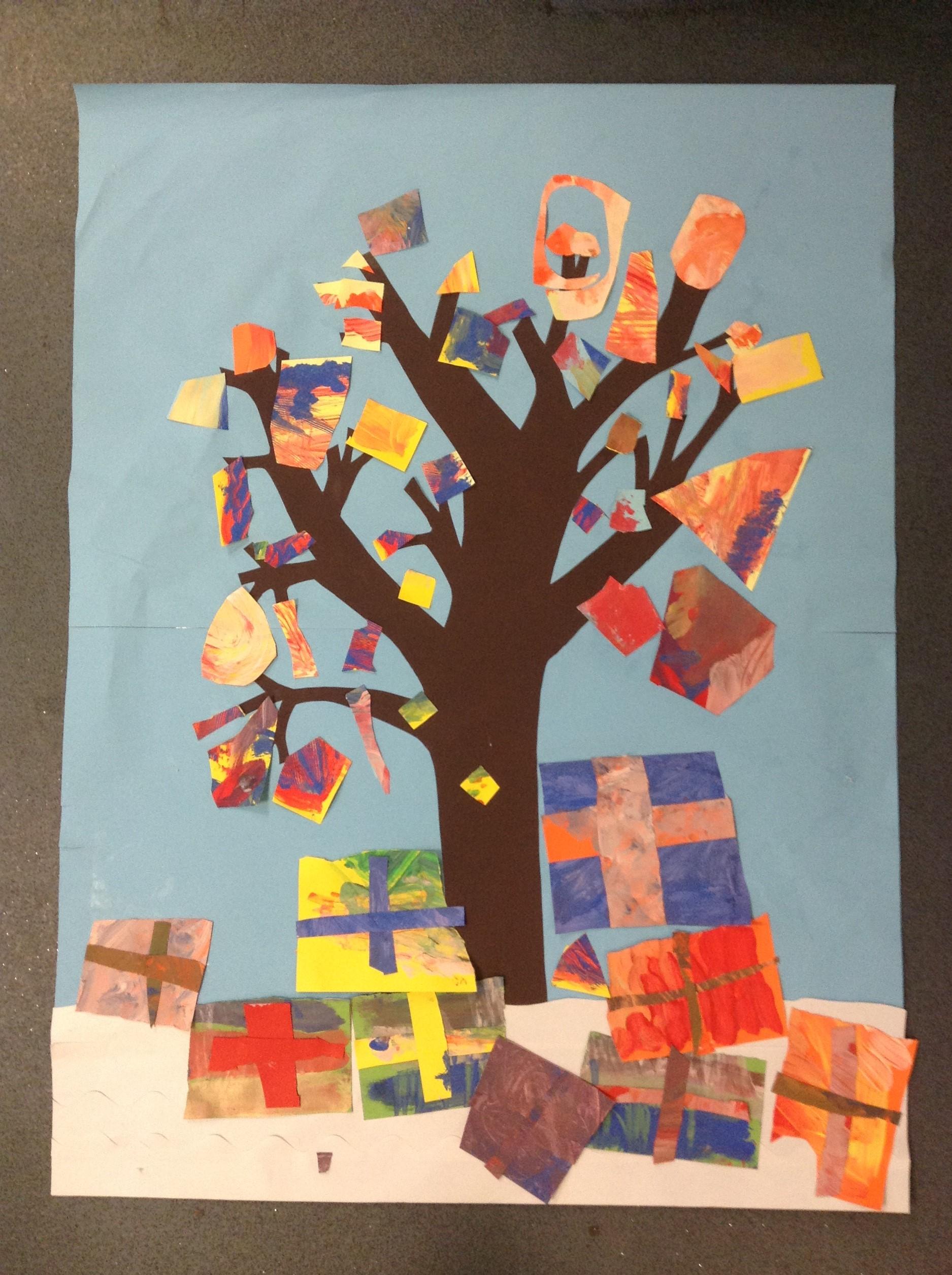 Our beautiful cut-out tree