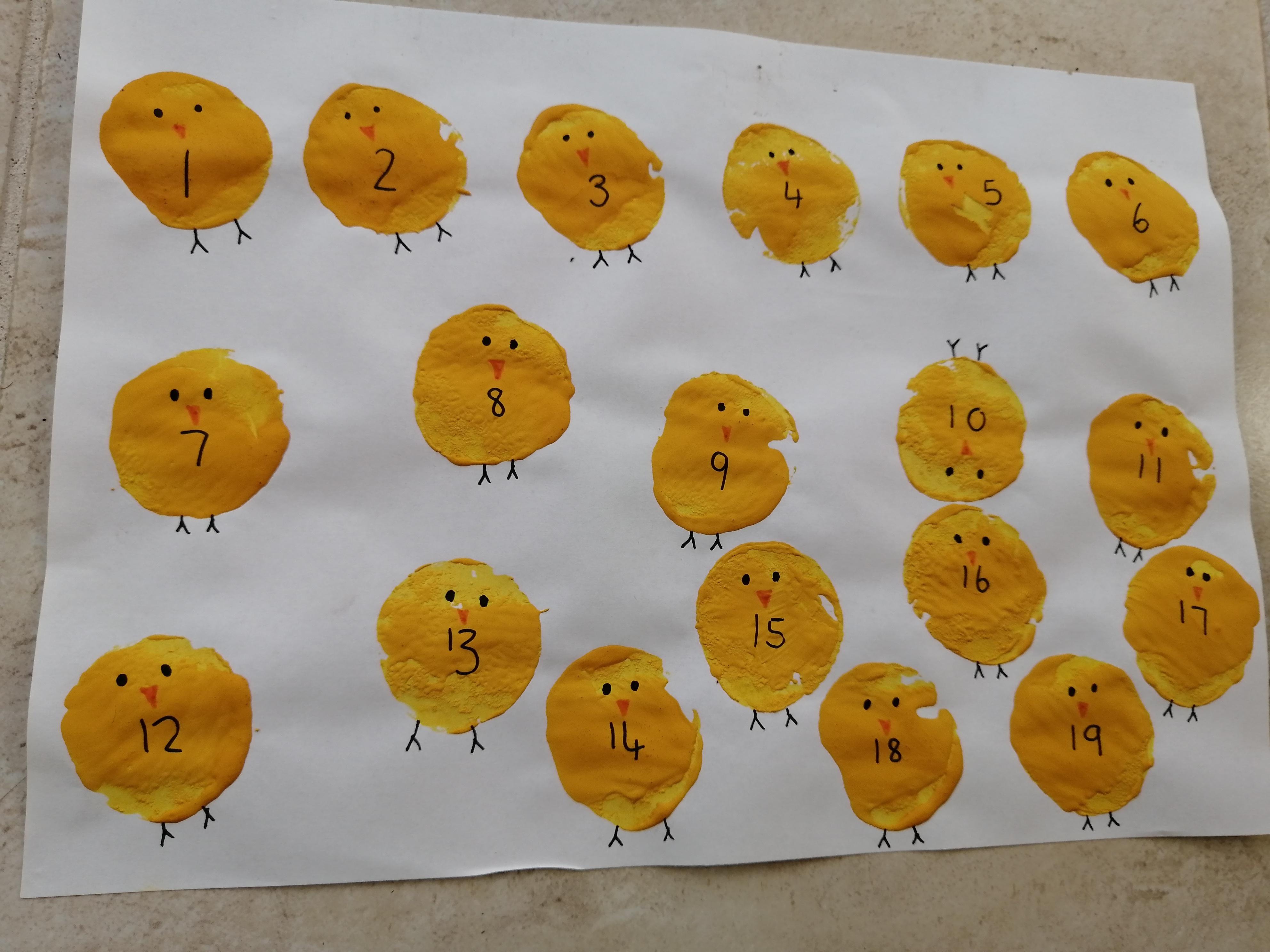 Which number chick is the odd one out?