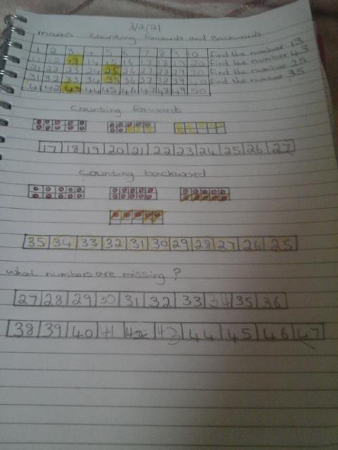 Great work finding those missing numbers!