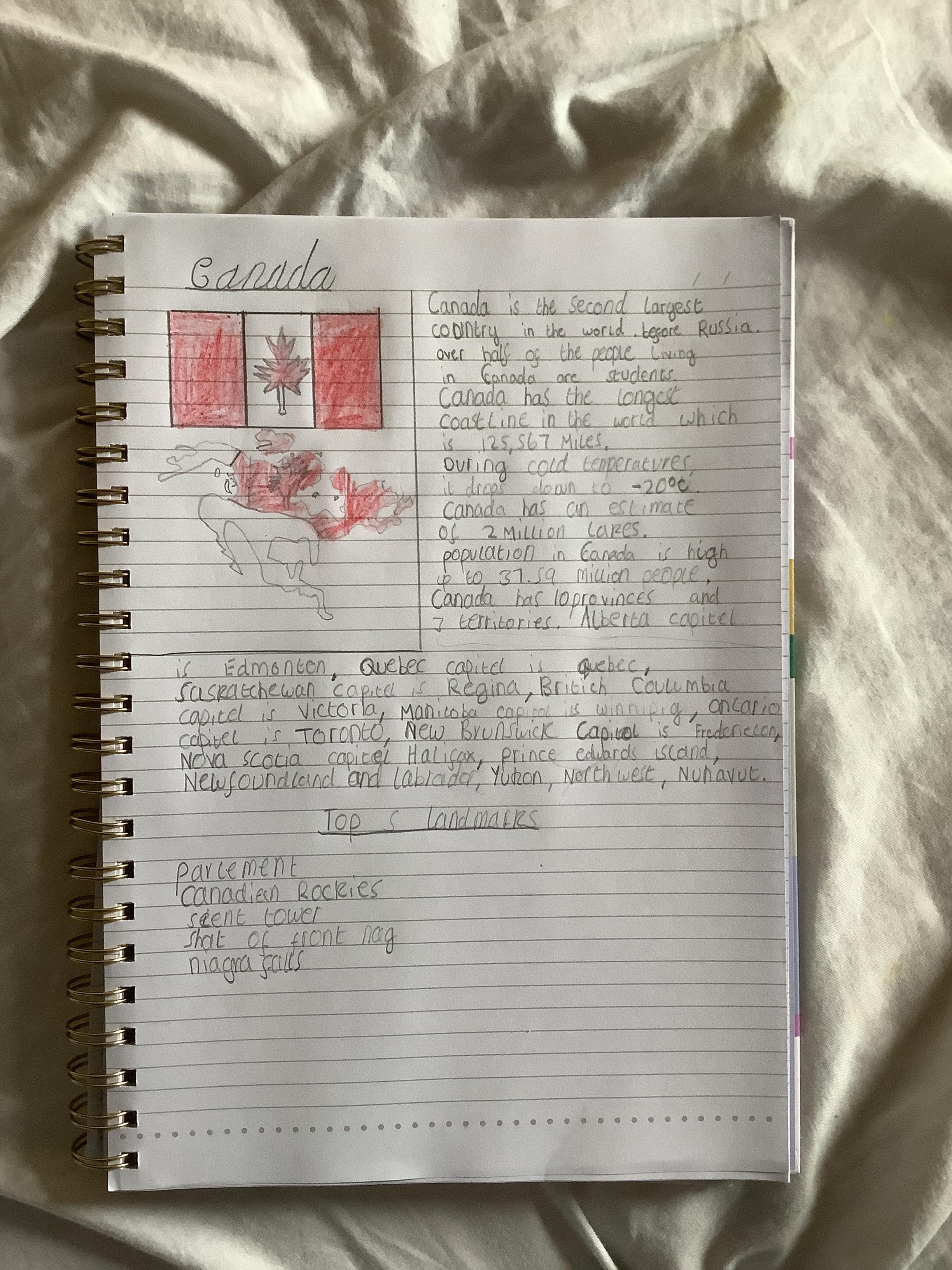 Wow! I love the map and flag! Lovely details! Super knowledge of capital cities!!